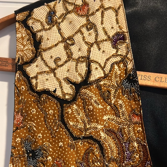 Ann Tjian for Kenar Vintage Beaded Button Down Vest SUPERB DESIGN AND Detailing - Picture 6 of 10